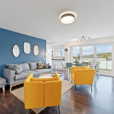 Design-Apartment - Kueche - Dachterrasse - Zentral لينفلدن اشتردين المظهر الخارجي الصورة
