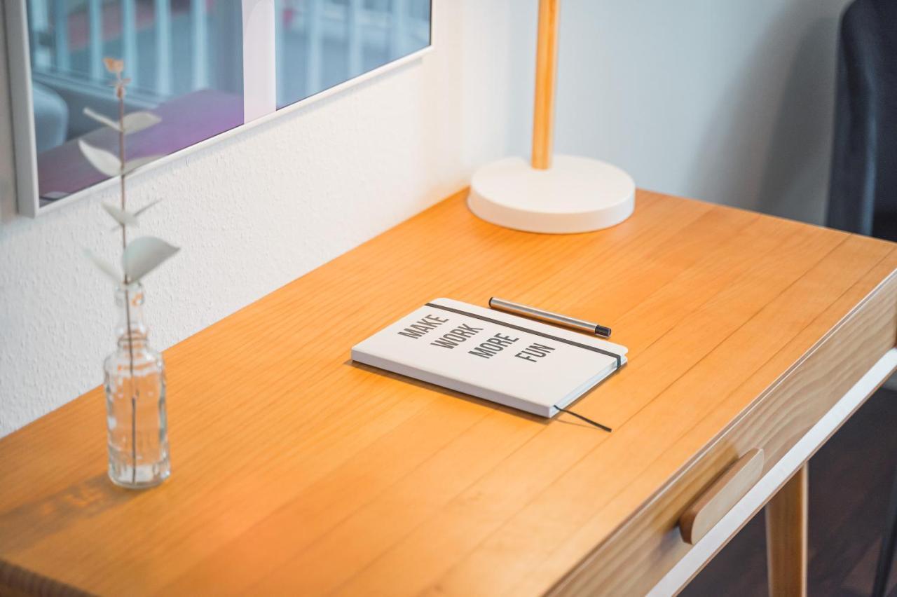 Design-Apartment - Kueche - Dachterrasse - Zentral لينفلدن اشتردين المظهر الخارجي الصورة