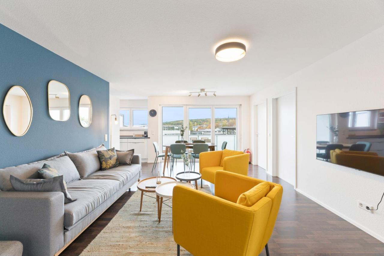 Design-Apartment - Kueche - Dachterrasse - Zentral لينفلدن اشتردين المظهر الخارجي الصورة