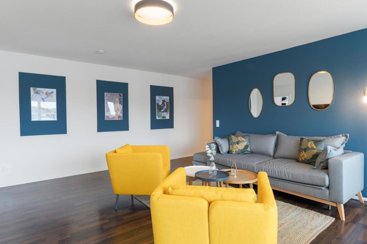 Design-Apartment - Kueche - Dachterrasse - Zentral لينفلدن اشتردين المظهر الخارجي الصورة